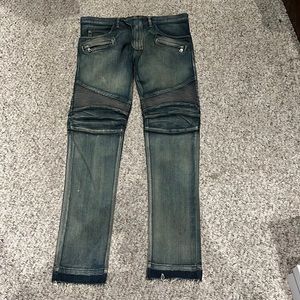 Size 36 Balmain Biker Denim